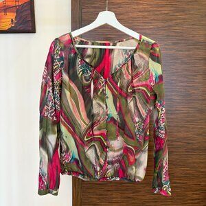 Vintage Patterned Blouse